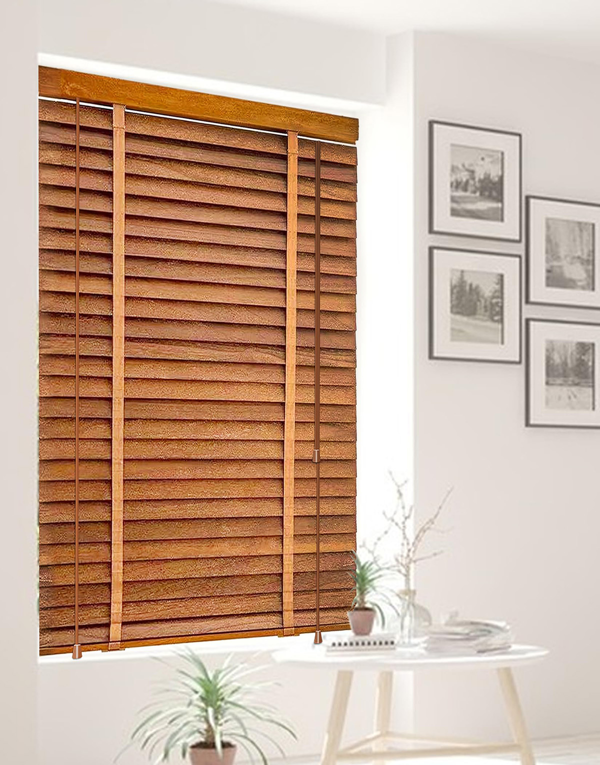Rèm gỗ sồi tự nhiên Nga 6 Rèm gỗ sồi tự nhiên Nga