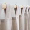 Rèm vải Linen trang trí Homestay Spa Biệt thự