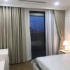 Rèm vải carbon cao cấp màu vàng nhạt